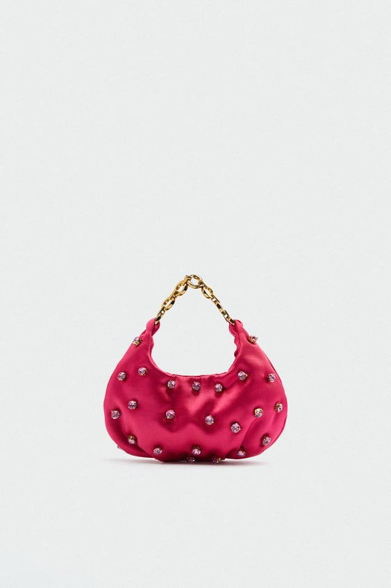 MINI SATIN EFFECT HANDBAG