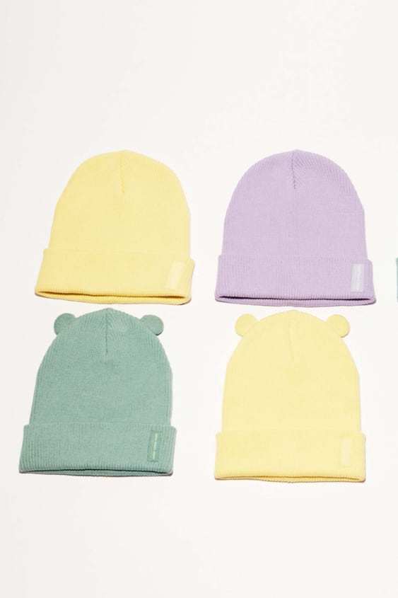 KIDS/ RIBBED KNIT HAT