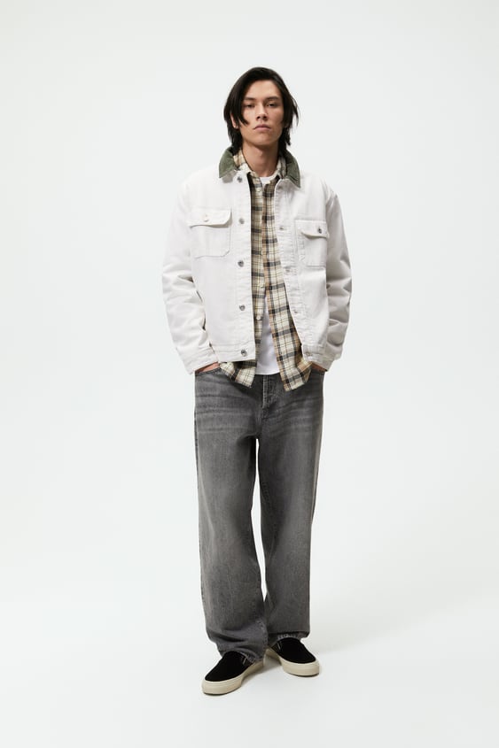MIXED COLLAR JACKET
