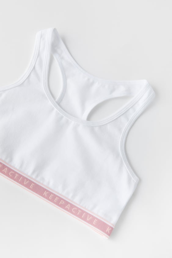 KIDS/ TWO-PACK OF SPORT BRA TOPS