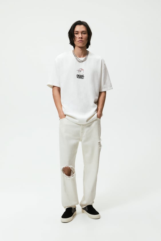 TEXT PRINT T-SHIRT