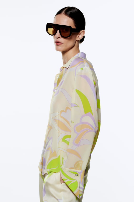 PRINTED BLOUSE