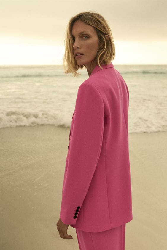 BUTTONED TAILORED BLAZER