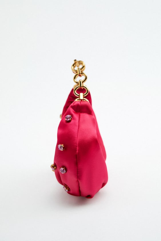MINI SATIN EFFECT HANDBAG