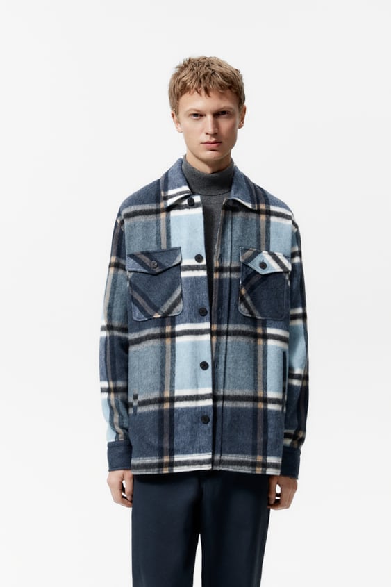 PLAID OVERSHIRT