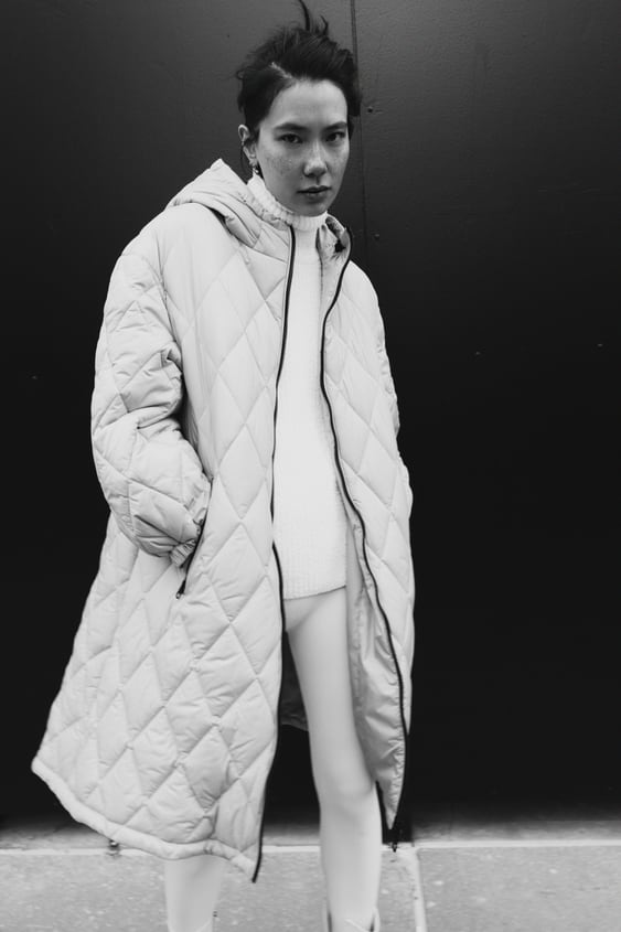 HOODED QUILTED JACKET