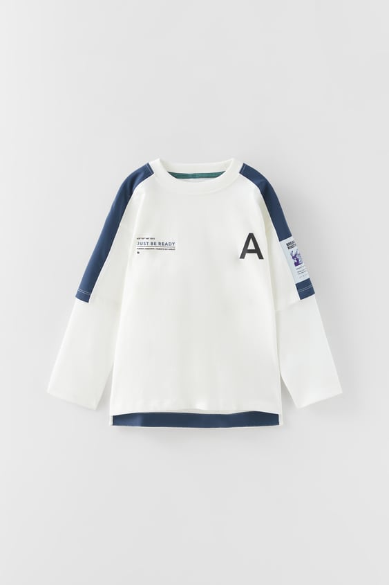 ATHLETIC SHIRT WITH BANDAS