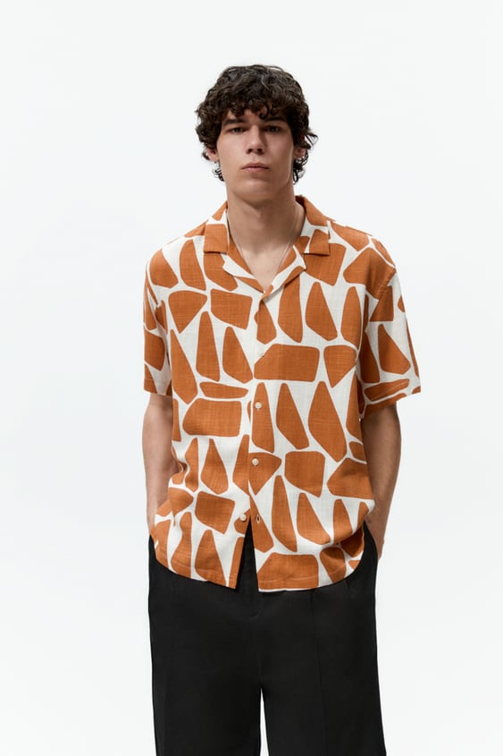 GEOMETRIC PRINTED SHIRT