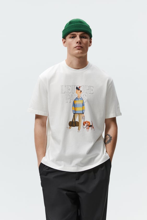 COMBINATION PRINT T-SHIRT