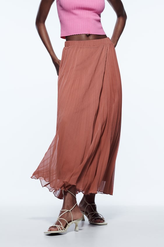 PLEATED SKIRT