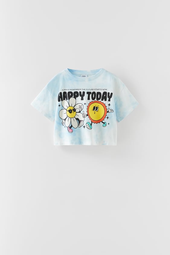 HAPPY TODAYTIE DYE T-SHIRT