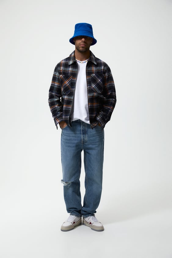 PLAID OVERSHIRT
