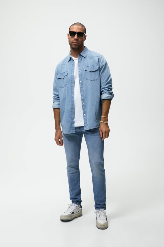 LOW RISE SLIM JEANS