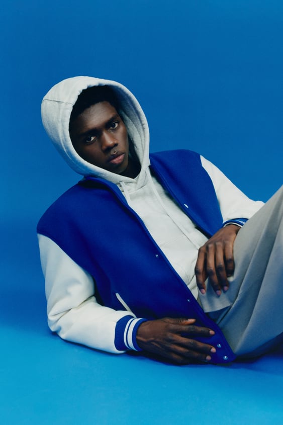 COMBINATION BOMBER JACKET