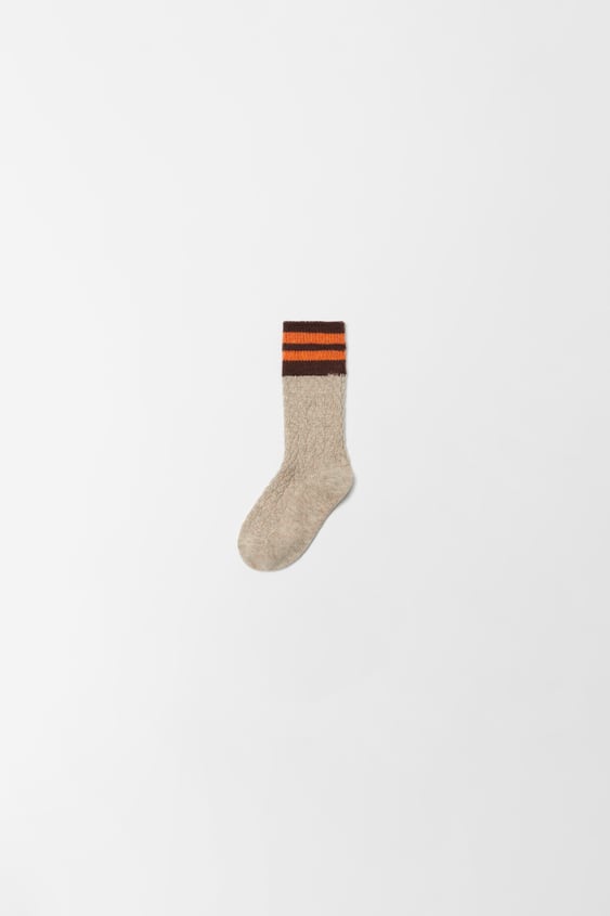 KIDS/ STRIPED RUSTIC SOCKS