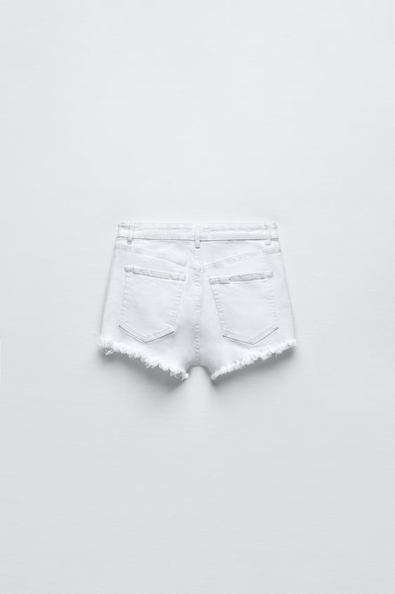 HIGH RISE DENIM SHORTS