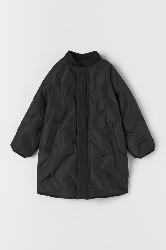 DETACHABLE HOOD LONGLINE DOWN PUFFER COAT