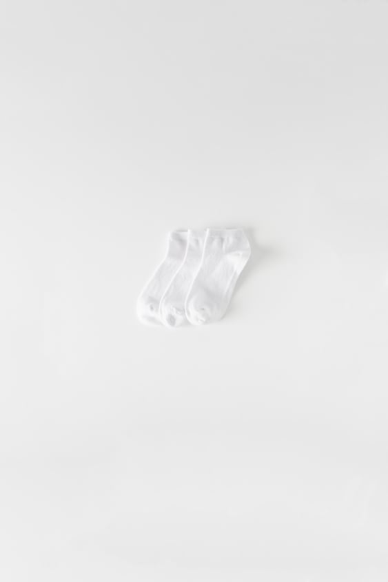 KIDS/ THREE-PACK OF BASIC SHORT SOCKS