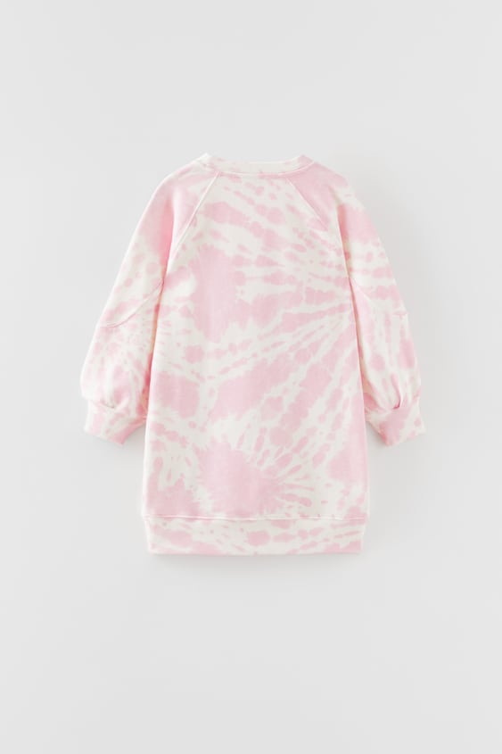 PLUSH TIE DYE DRESS