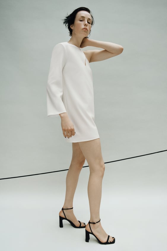 SHORT ASYMMETRICAL DRESS