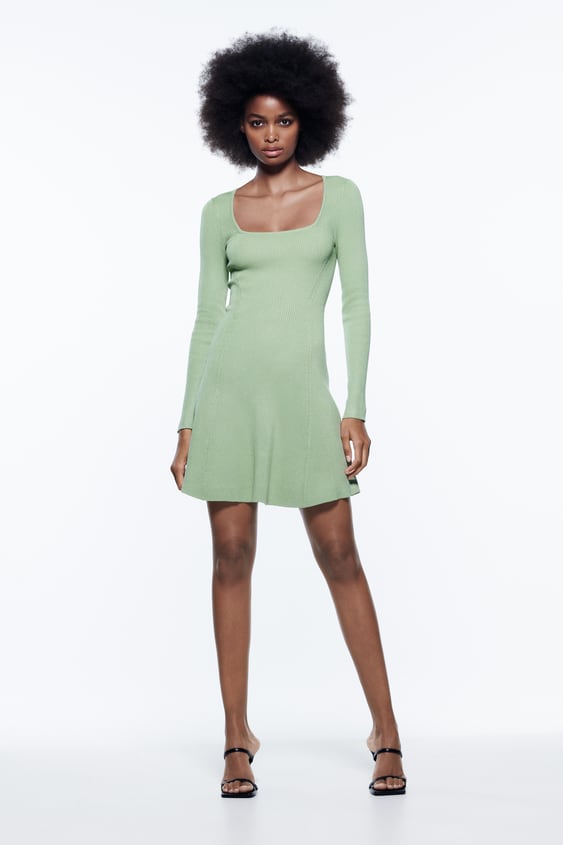 KNIT MINI DRESS