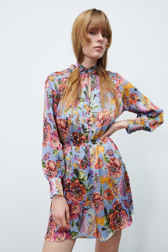 FLORAL PRINT DRESS
