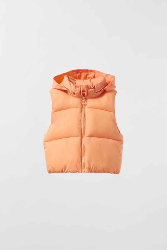 ZIPPERED PUFFER VEST