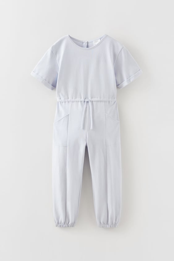 PLAIN PLUSH JUMPSUIT