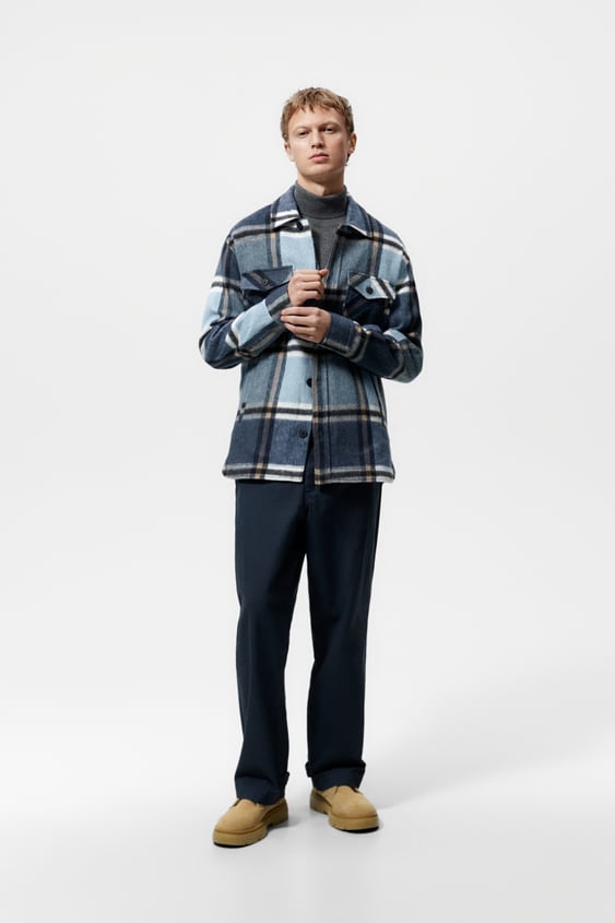 PLAID OVERSHIRT