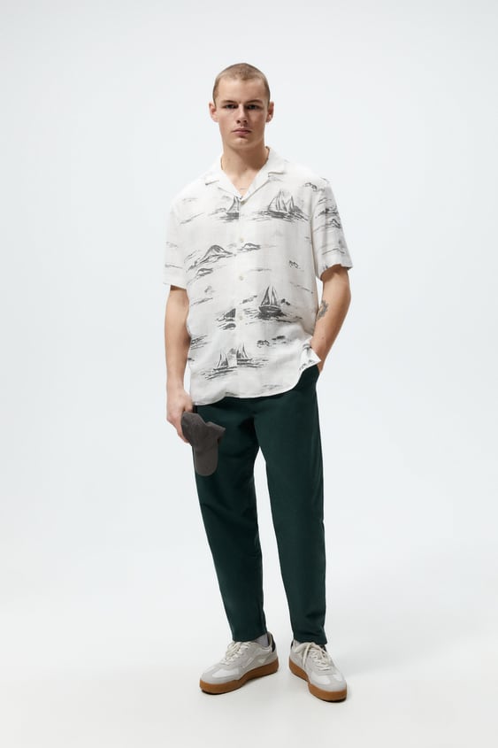 LIGHTHOUSE PRINT SHIRT