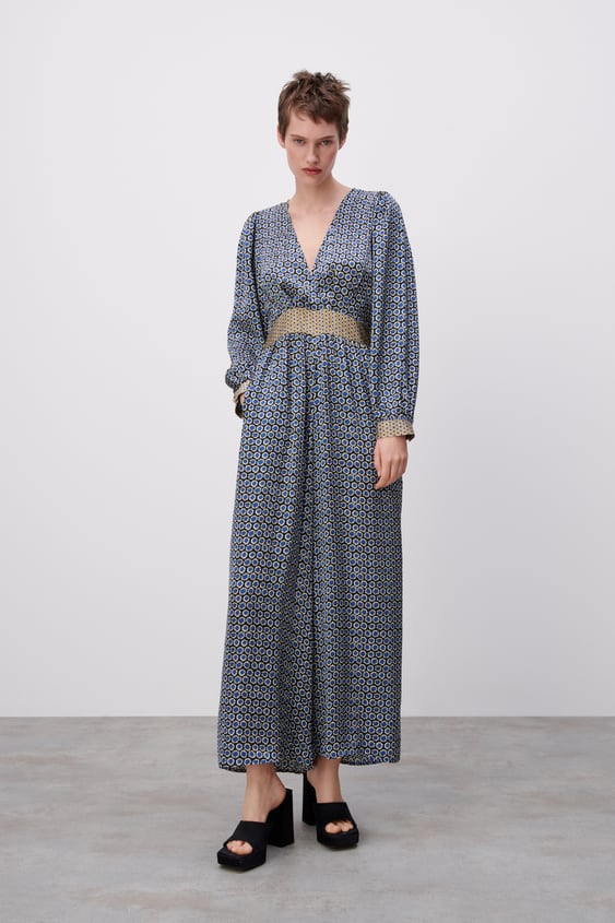 GEOMETRIC PRINT JUMPSUIT