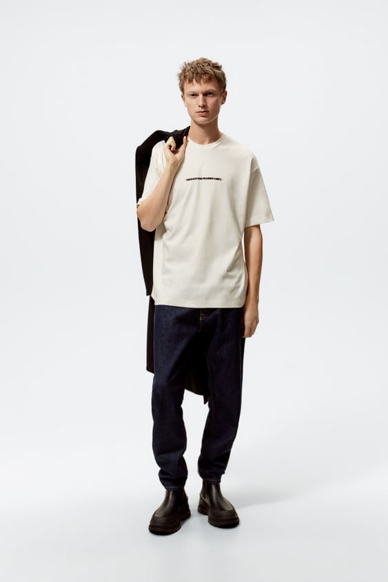 TEXT PRINT T-SHIRT