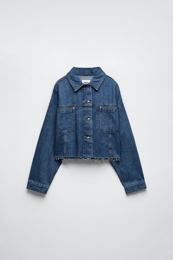 CROPPED DENIM JACKET