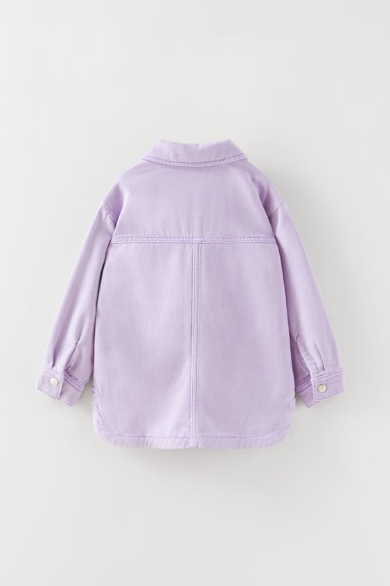 PLAIN DENIM OVERSHIRT