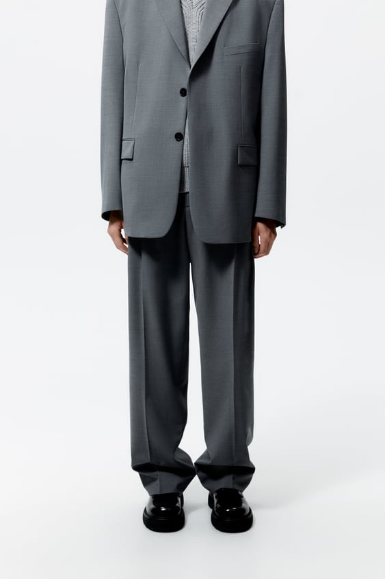 RELAXED SUIT PANTS