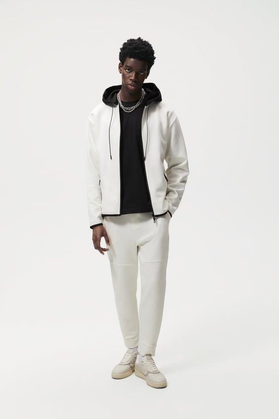 CONTRAST TECHNICAL SWEATSHIRT