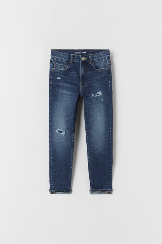 DESTROYED SKINNY JEANS