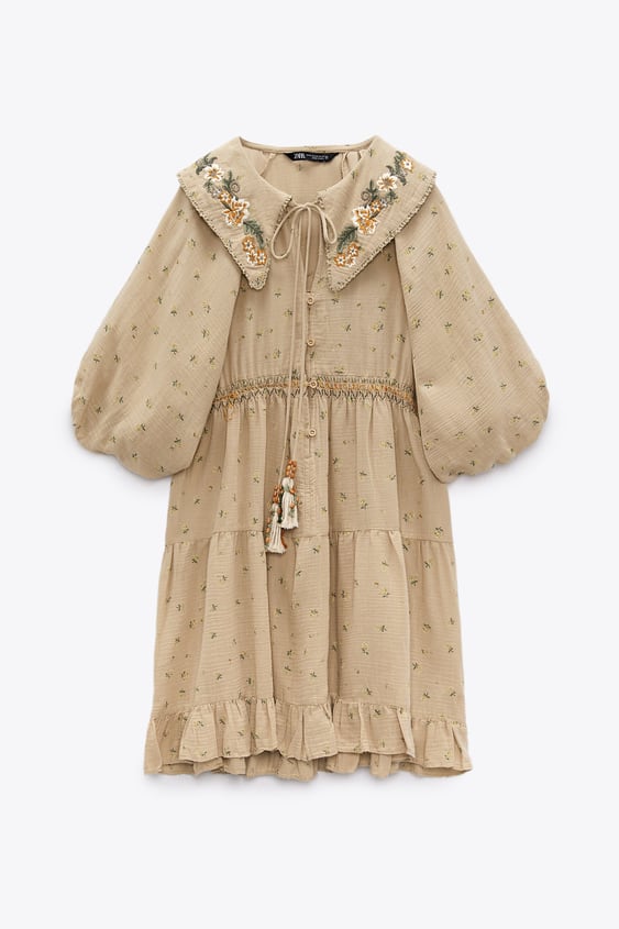 PETER PAN COLLAR MINI DRESS