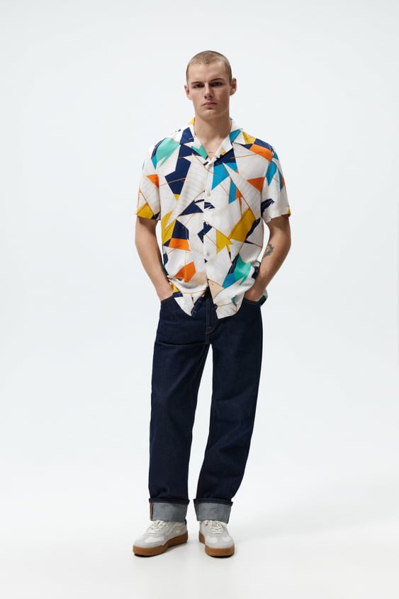 ABSTRACT PRINT SHIRT