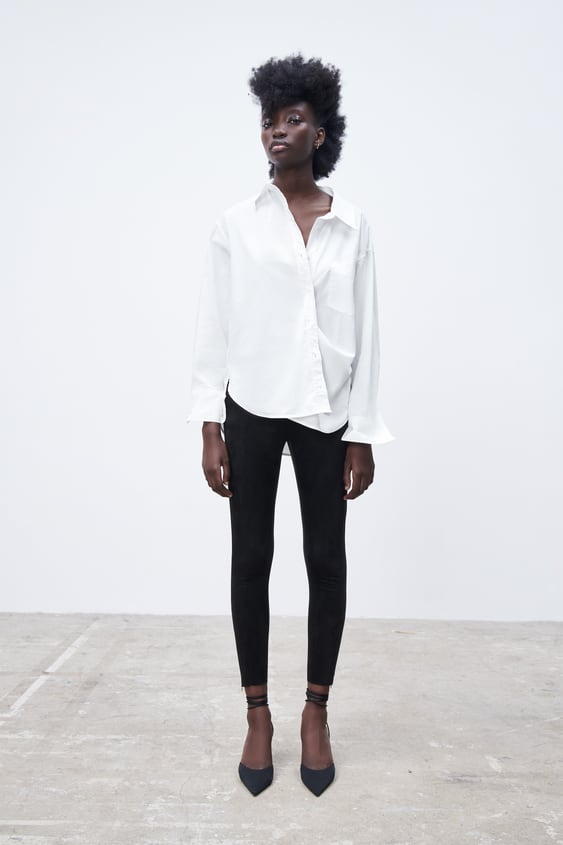 FAUX SUEDE LEGGINGS