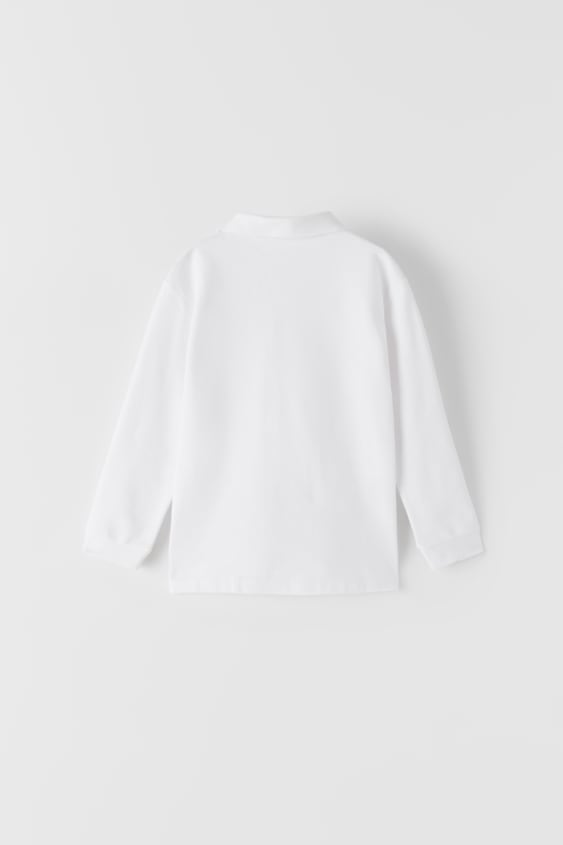 PIQU POLO SHIRT