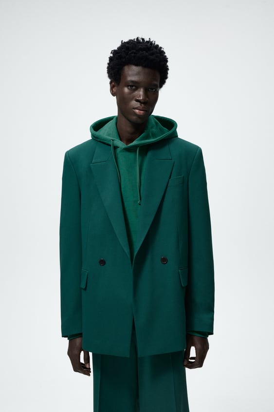 DOUBLE BREASTED SUIT JACKET
