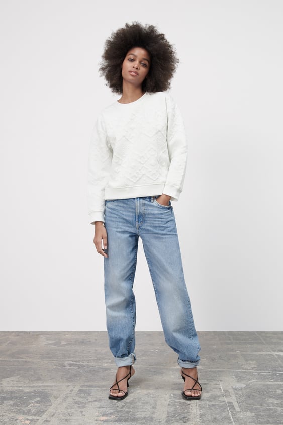QUILTED SWEATSHIRT