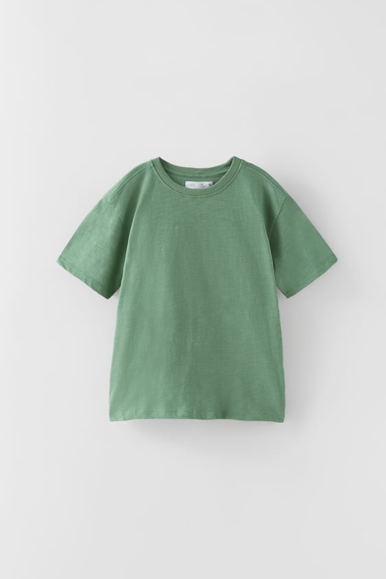BASIC SLUB THREAD T-SHIRT