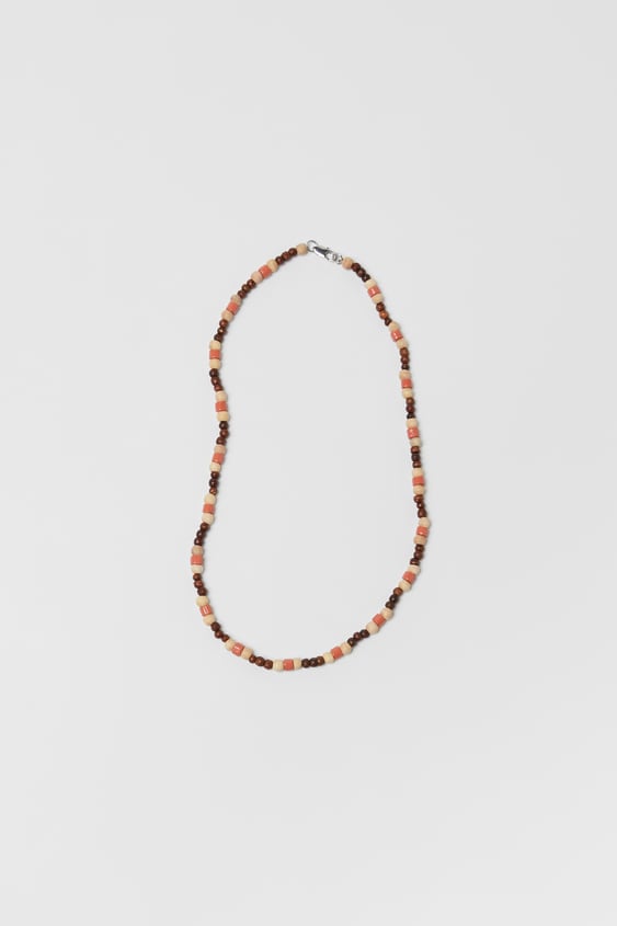 WOOD BEAD NECKLACE