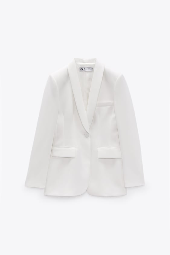 BLAZER WITH TUXEDO COLLAR