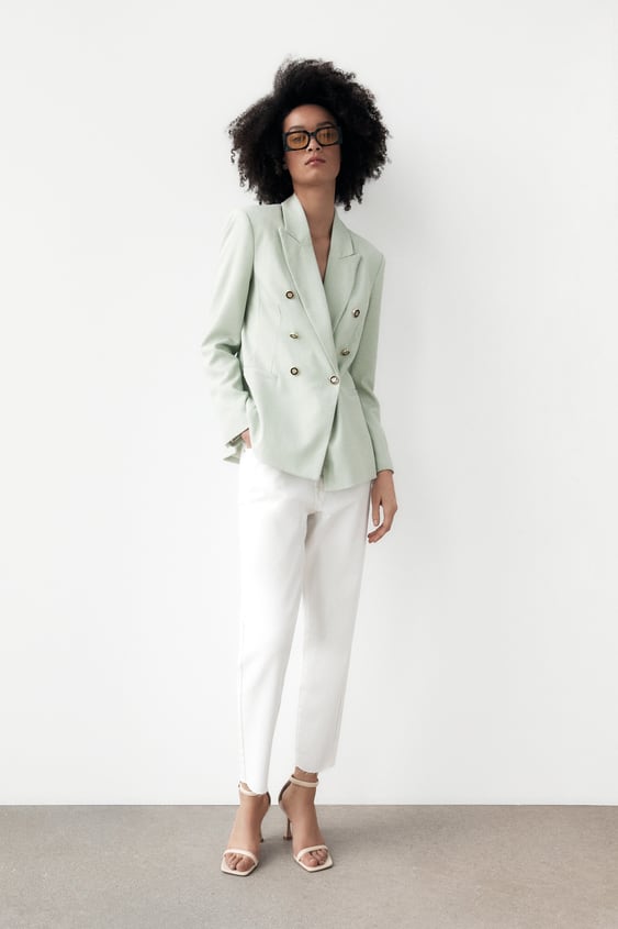 DOUBLE BREASTED BLAZER