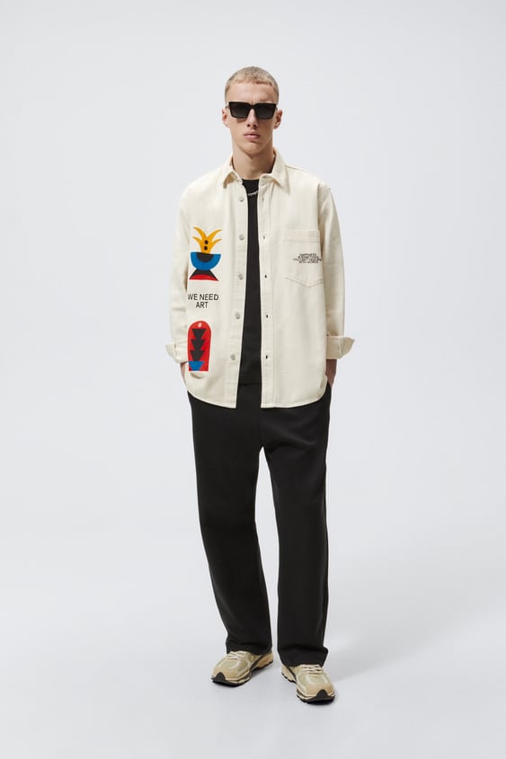 MARGO OGGIAN GRAPHIC OVERSHIRT