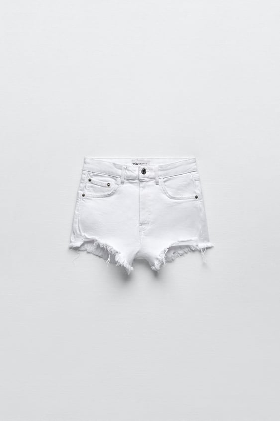 HIGH RISE DENIM SHORTS