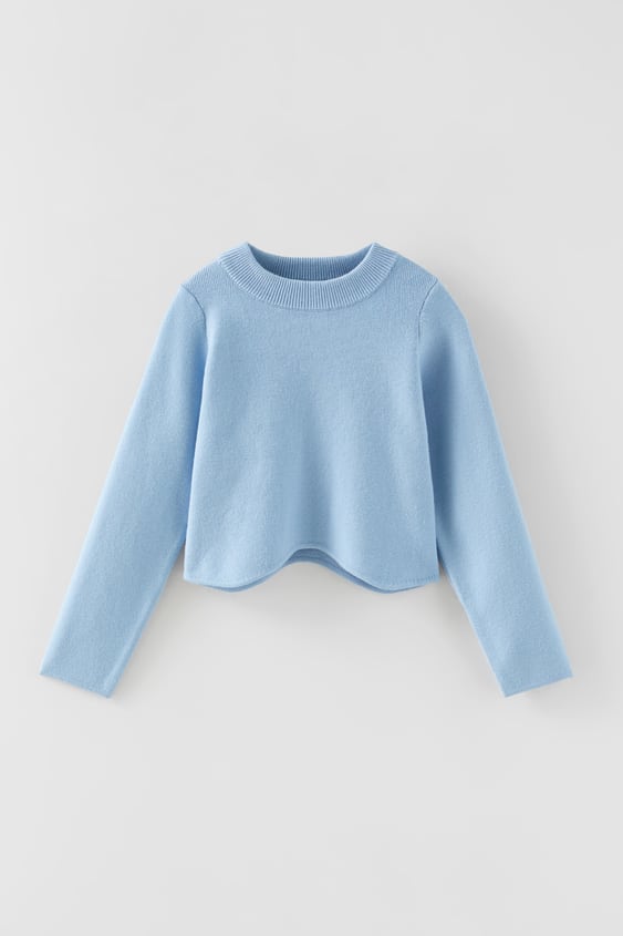 CROP KNIT SWEATER